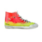Multicolor Patent Leather Sneakers - Luminous Style