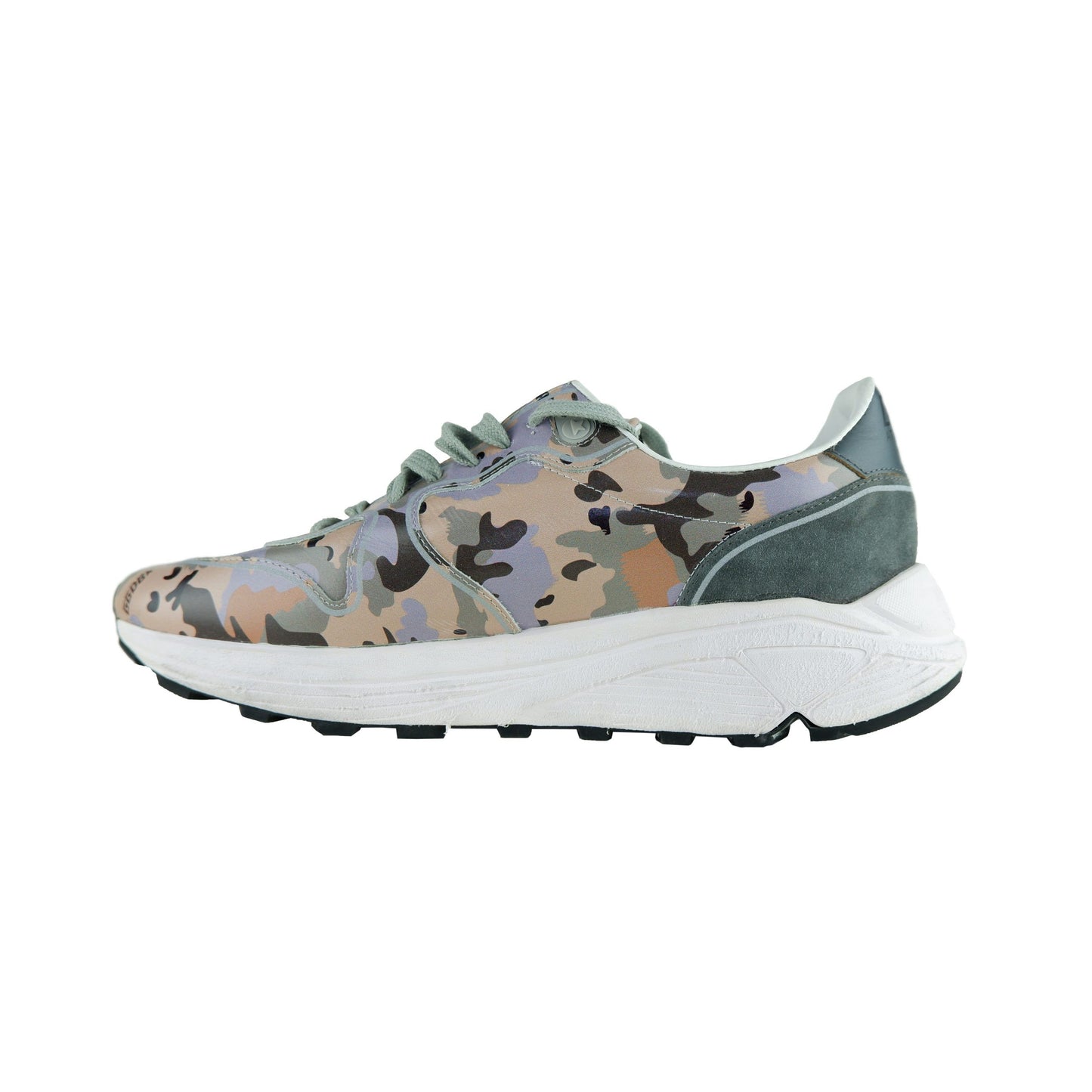 Camouflage Chic Patent Leather Sneakers