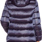 Elegant Purple Down Jacket with Hood