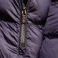 Elegant Purple Down Jacket with Hood