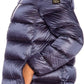 Elegant Purple Down Jacket with Hood
