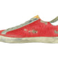 Red Pony Skin Designer Sneakers