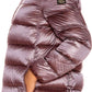 Chic Pink Down Jacket with Hood