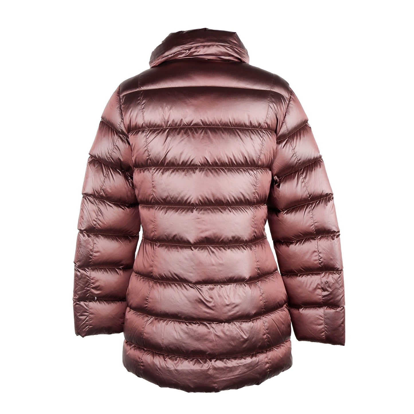 Chic Pink High Collar Down Jacket