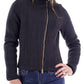 Elegant Braid-Detail Black Jacket for Women