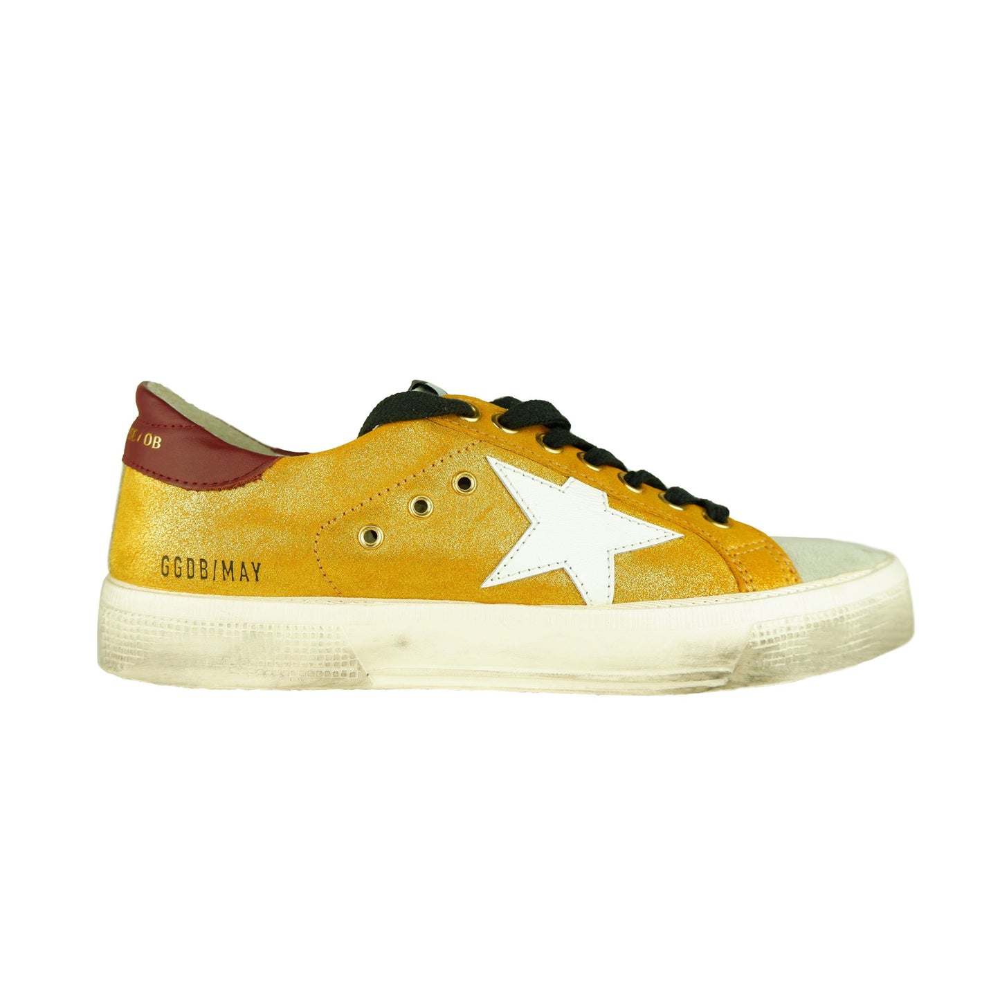 Glittered Gold Patent Leather Sneakers