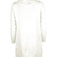 Chic Turtleneck Knit Dress in White