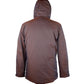 Chic Hooded Jacket in Grey with Amber Shades