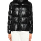 Elegant Nylon Down Jacket with Removable Hood