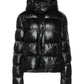 Elegant Nylon Down Jacket with Removable Hood