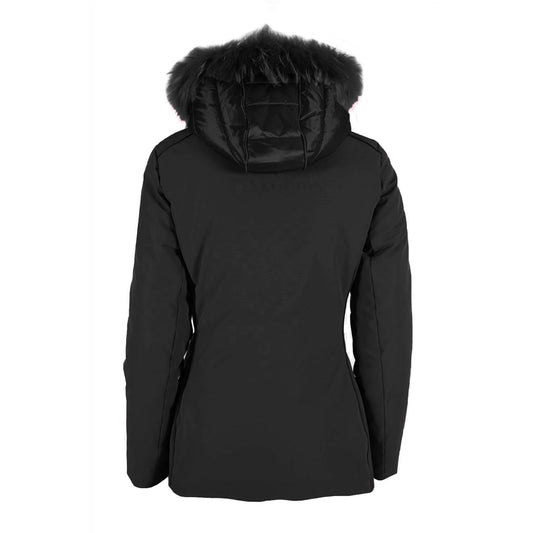 Elegant Women's Fur Hooded Down Jacket