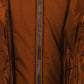 Chic Orange Down Jacket with Fur-Trimmed Hood