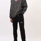 Elevated Gray Cotton Sweater for the Bold Spirit