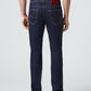 Slim Fit Luxury Jeans with Silver Accents