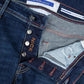 Svelte Blue Slim Fit Jeans with Unique Detailing