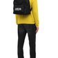 Black Urban Backpack with Iconic Logo
