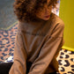 Chic Brown Cotton Sweatshirt with Front Logo