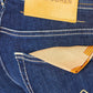 Elegant Dark Blue Slim-Fit Designer Jeans