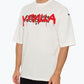 Iconic Slogan Crewneck Cotton Tee - White