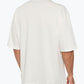 Iconic Slogan Crewneck Cotton Tee - White