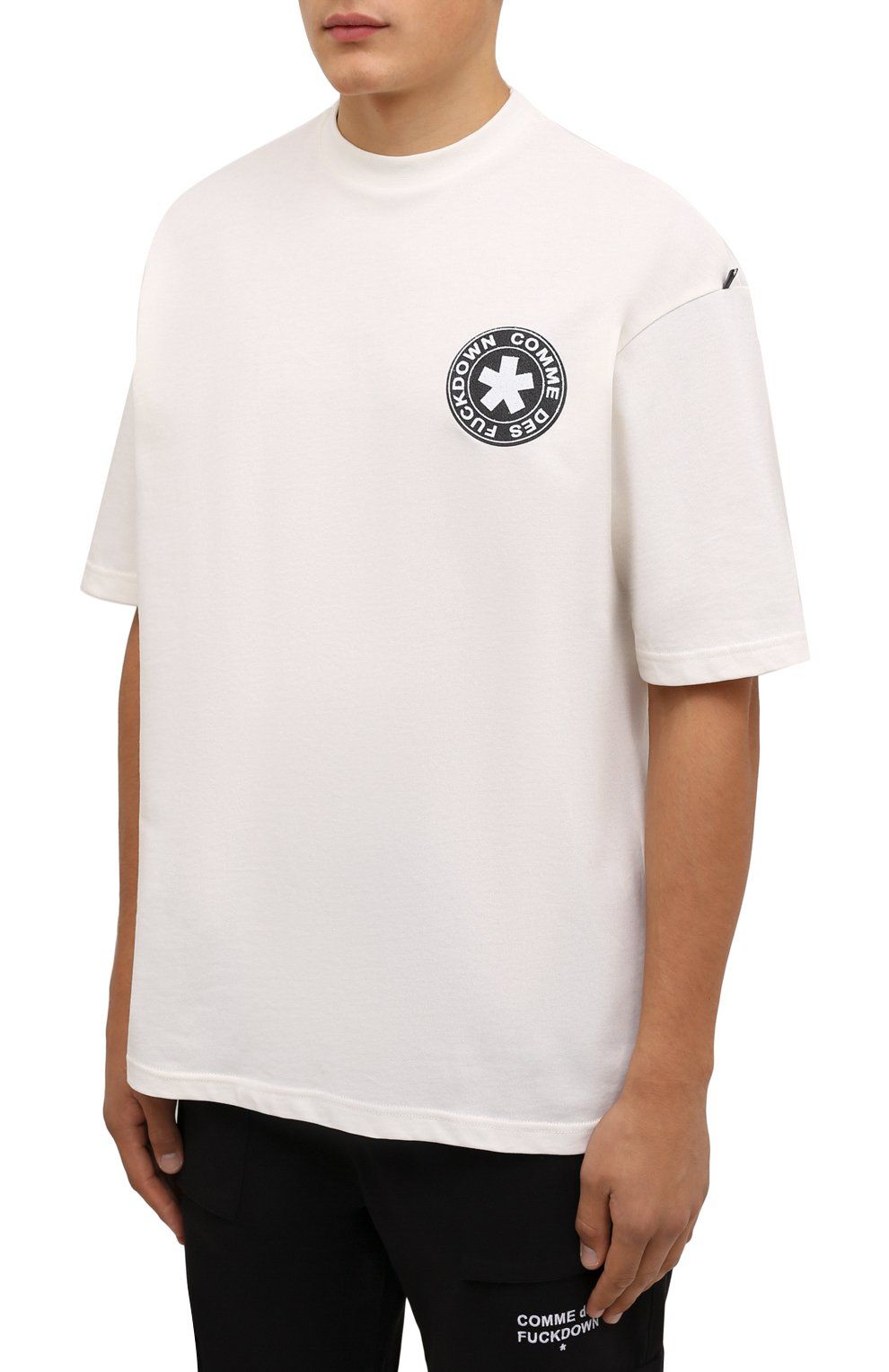 Iconic Cotton Crew Neck Tee – White