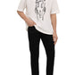 Sleek Black Zippered Men's Jeans