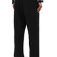 Chic Black Stretch Trousers with Drawstring