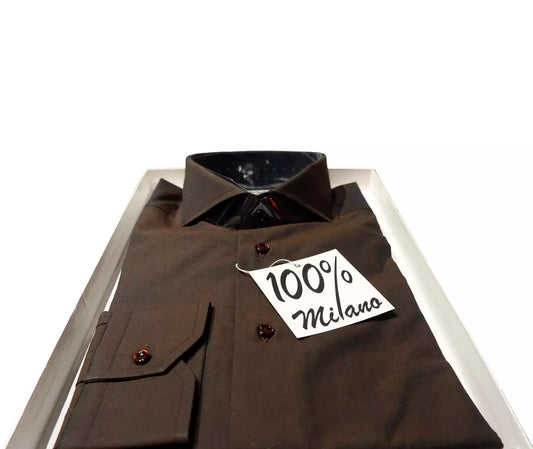 Elegant Black Cotton Shirt for Gents