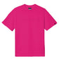 Fuchsia Crew Neck Logo Tee - Italian Craftsmanship