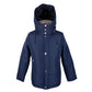 Elegant Blue Aquascutum Jacket with Removable Hood