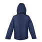 Elegant Blue Aquascutum Jacket with Removable Hood