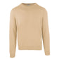 Beige Cashmere Blend Roundneck Sweatshirt