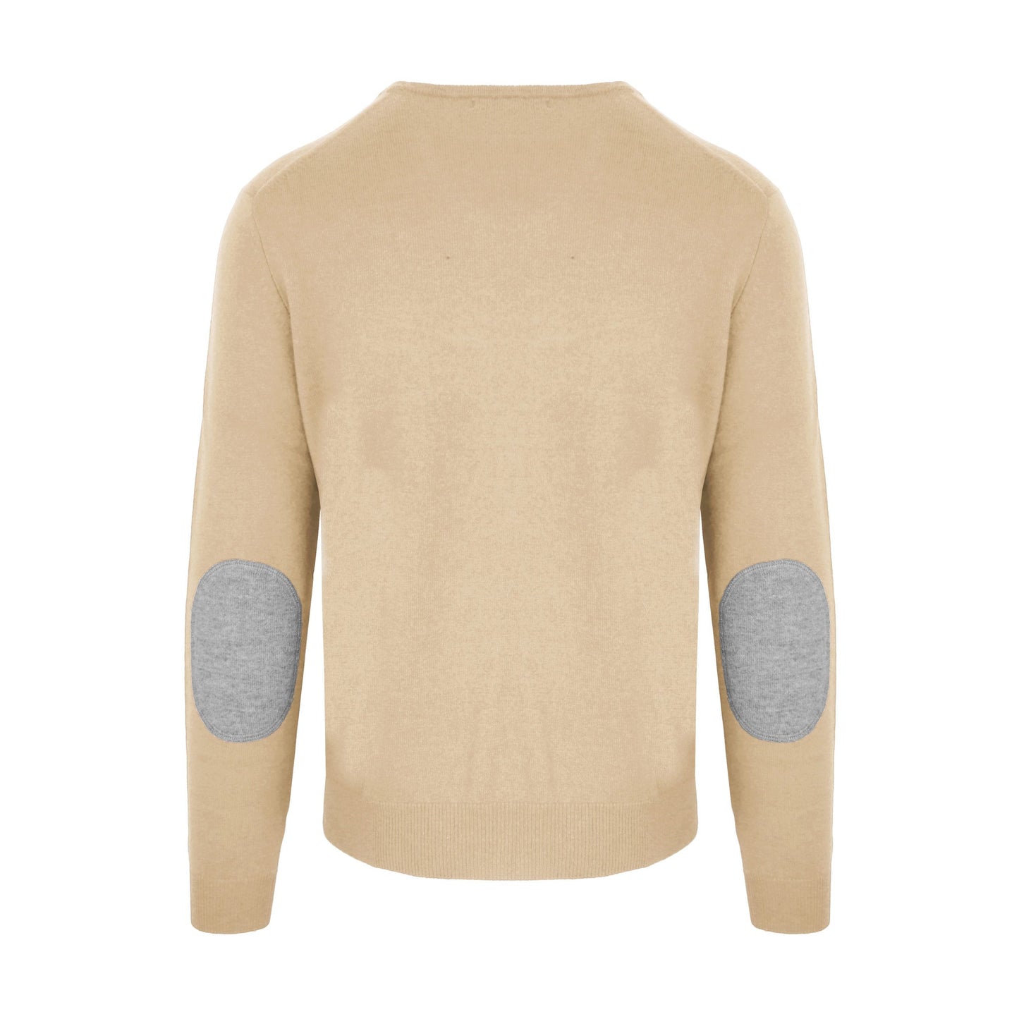 Beige Cashmere Blend Roundneck Sweatshirt