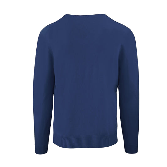 Elegant Cashmere Roundneck Sweater in Blue