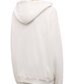 Elegant White Hooded Sweatshirt with Logo Print