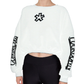 Chic Urbane Short Crewneck Sweatshirt