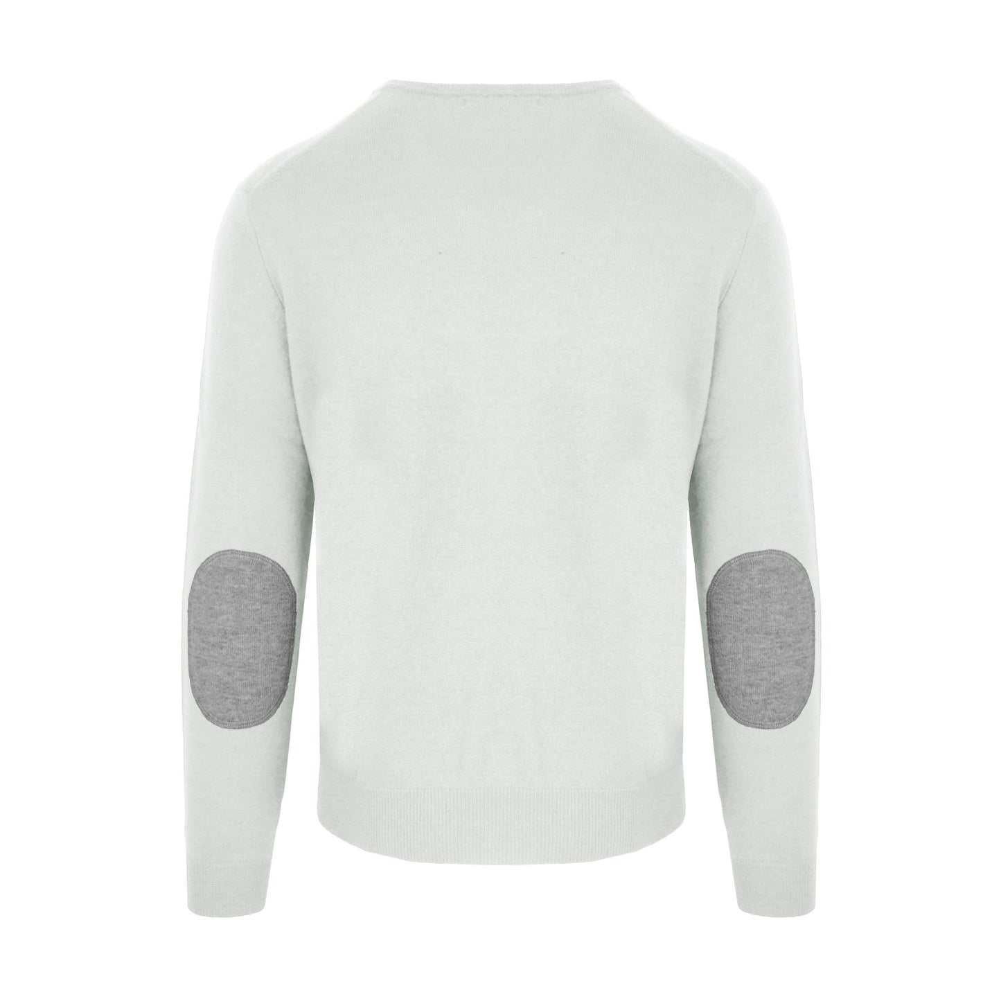 Elegant Gray Wool-Cashmere Sweater