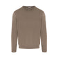 Elegant Beige Cashmere Round Neck Sweater