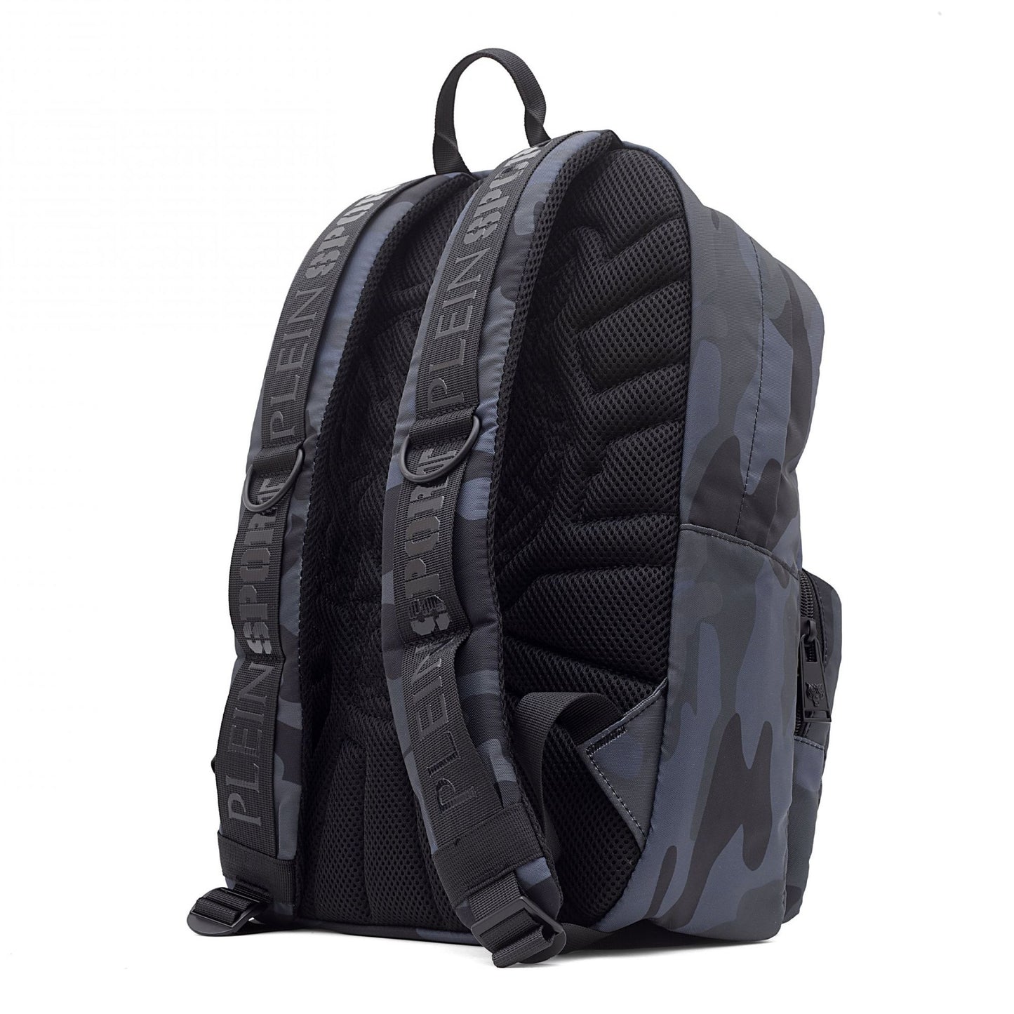 Sleek Grey Tiger Print Backpack