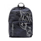 Sleek Grey Tiger Print Backpack