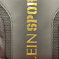 Elegant Black Messenger Bag with Golden Accents