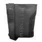 Sleek Black Sports Messenger Bag with Logo Detail