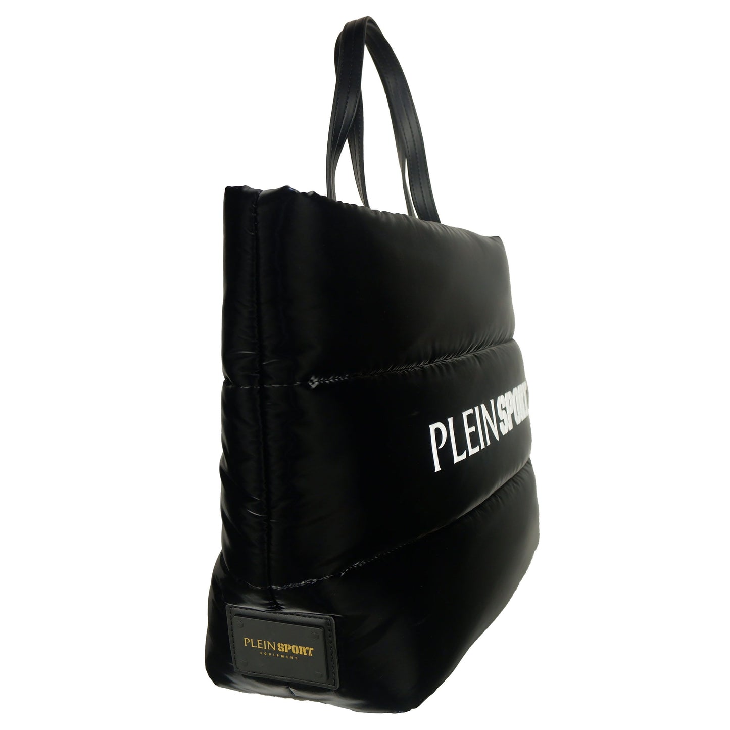 Glossy Black Designer Shopping Bag