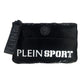 Sleek Black Athleisure Pouch with Logo Detail