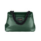 Stylish Green Handbag with Removable Crossbelt