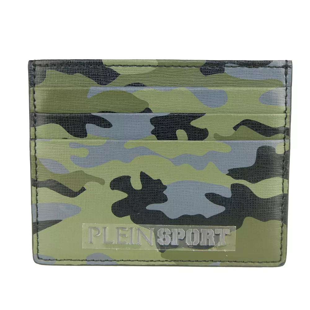 Camo Calf Leather Card Holder