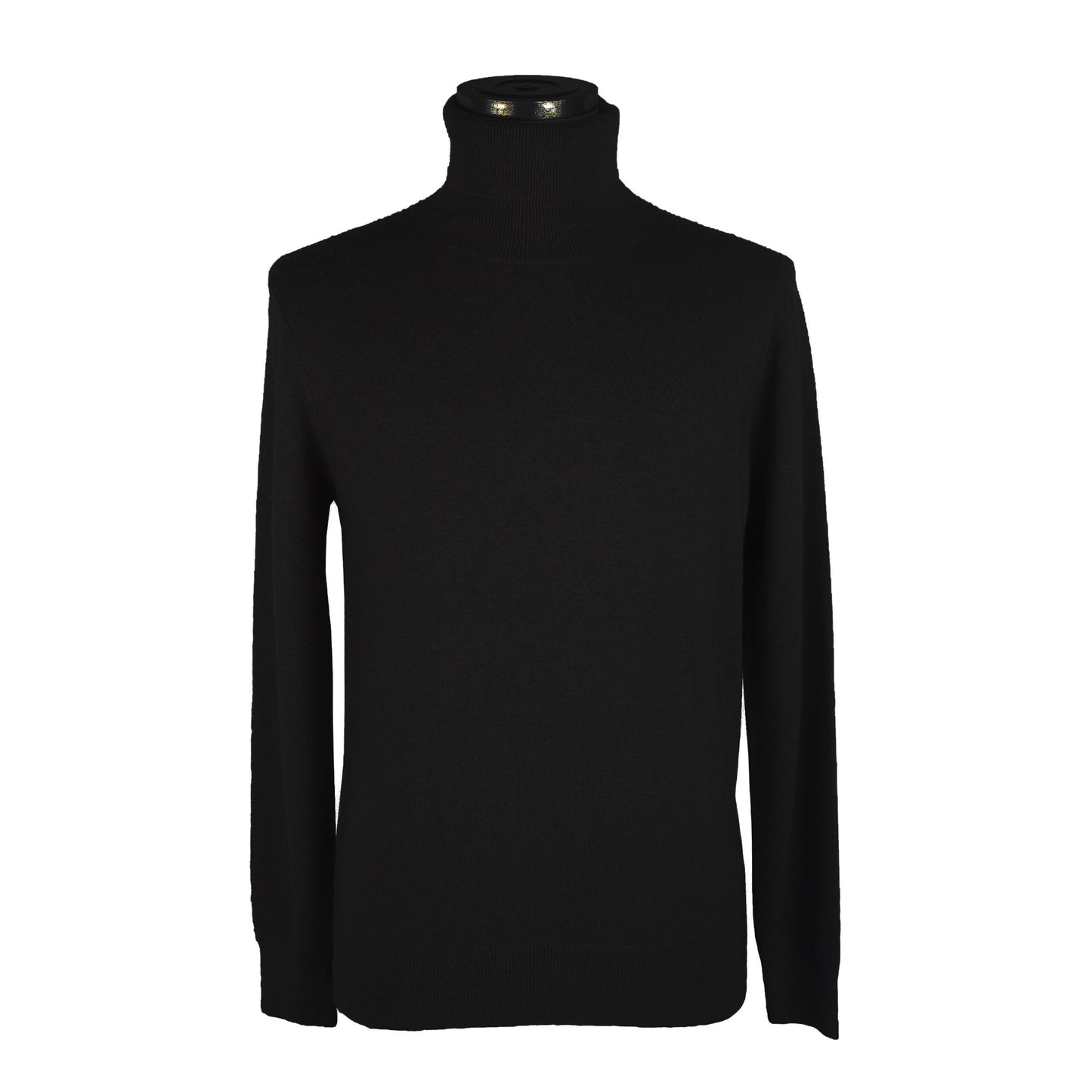 Sleek Cashmere High Collar Sweatshirt