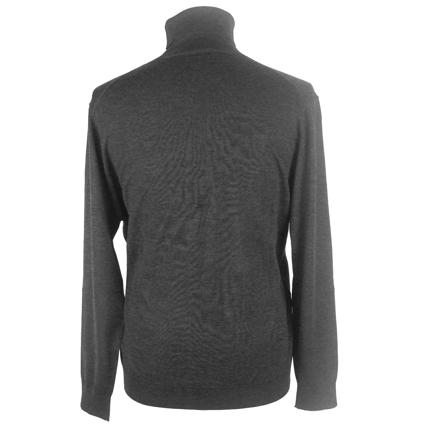 Italian Cashmere Blend Turtleneck Sweater - Gray