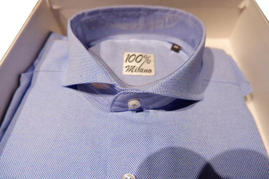 Elegant Light Blue Oxford Shirt