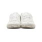 Elegant White Leather Sneakers Luxury Craftsmanship